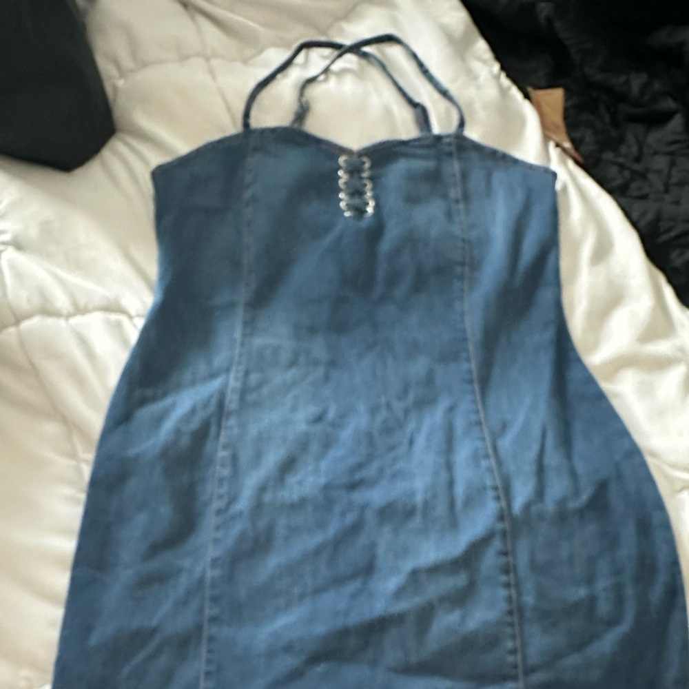 True religion denim dress (NWT)
